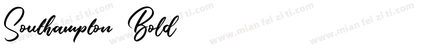 Southampton Bold字体转换
